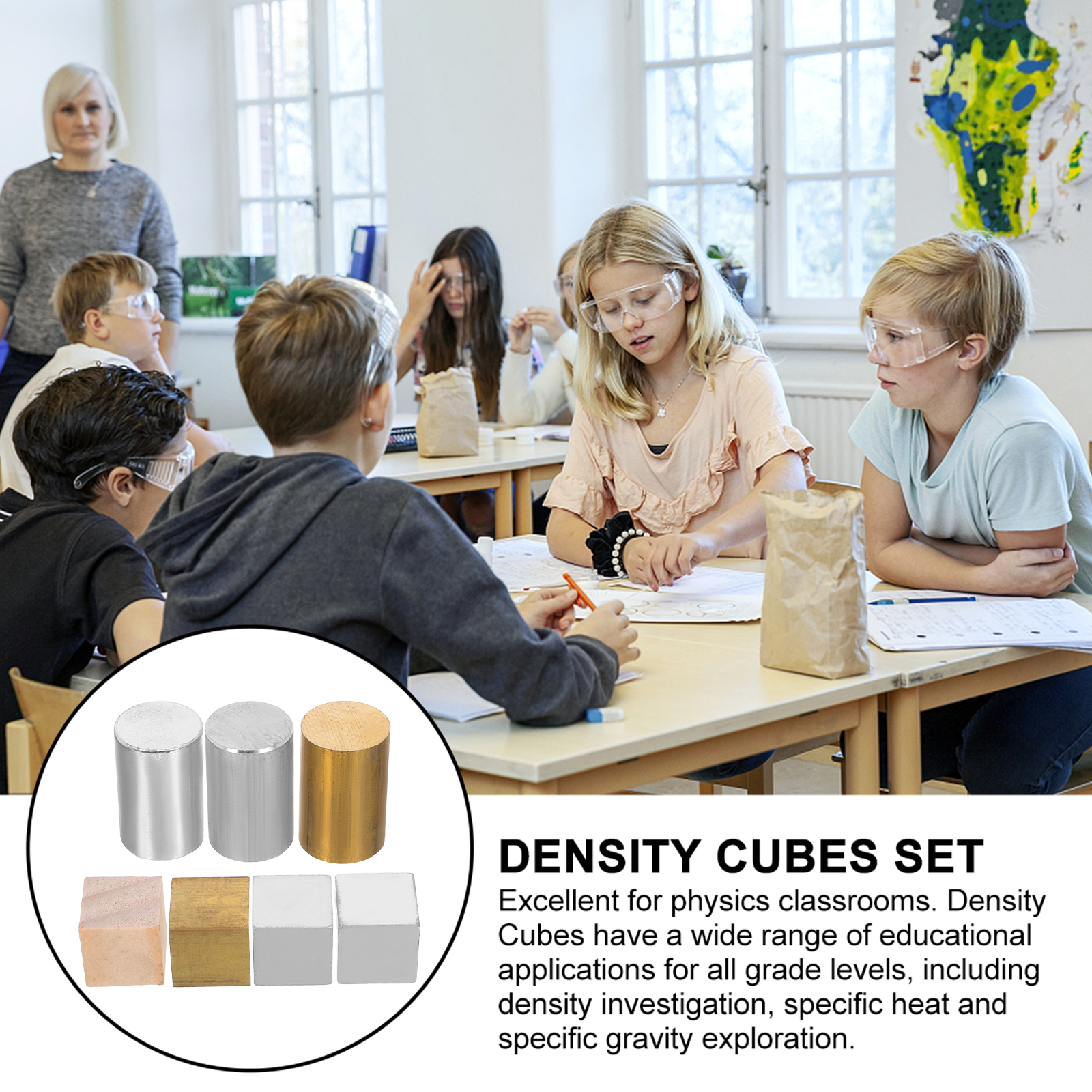 7pcs Precision Metal Density C - مراجعة Science Project Physics وسعره