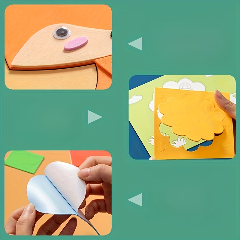 Children's 3D Stickers, 10 Ran - مراجعة Science Project وسعره
