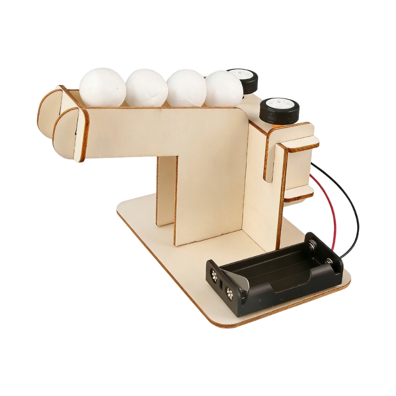 Wooden Automatic Ball Launchin - مراجعة Science Project وسعره