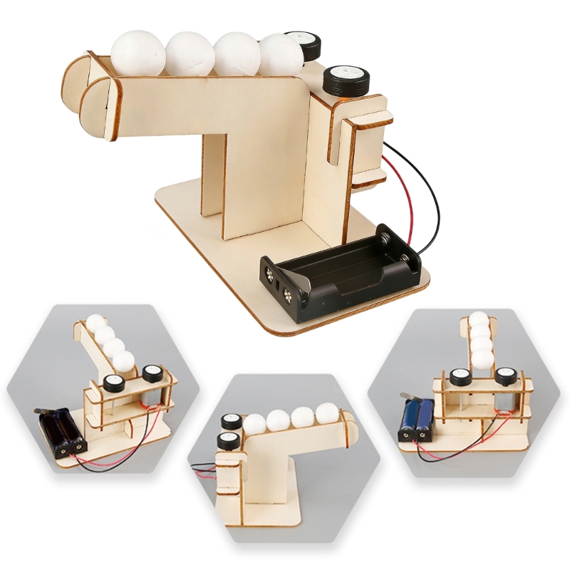 Wooden Automatic Ball Launchin - مراجعة Science Project وسعره