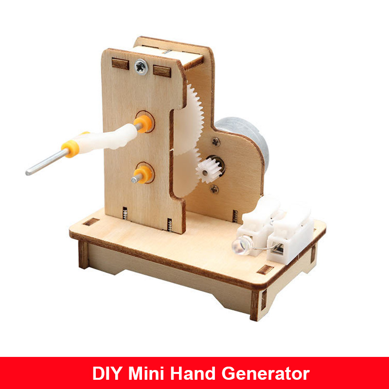 DIY Mini Hand Generator DIY Sc - مراجعة Science Project وسعره