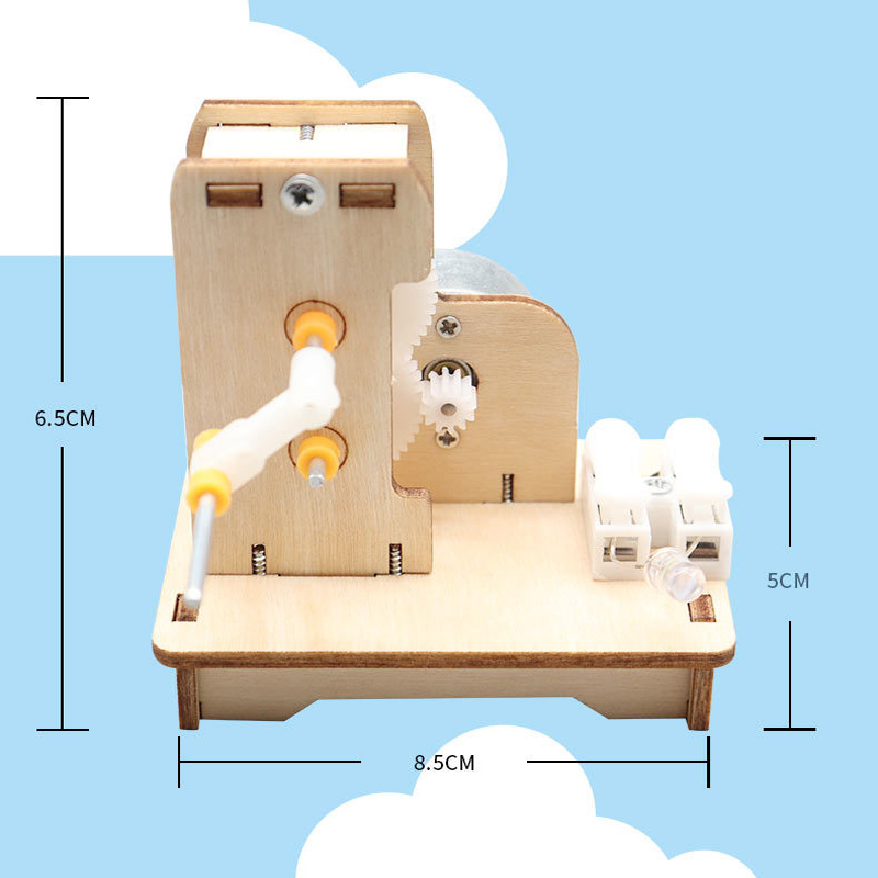 DIY Mini Hand Generator DIY Sc - مراجعة Science Project وسعره