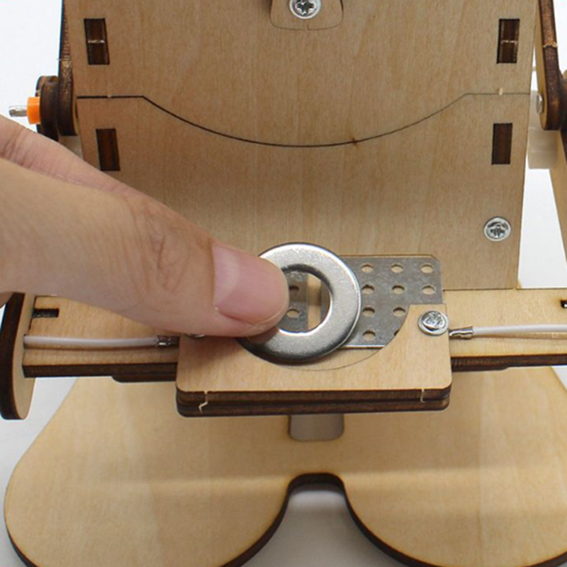 Wooden Assemble DIY Robot Eati - مراجعة Science Project وسعره