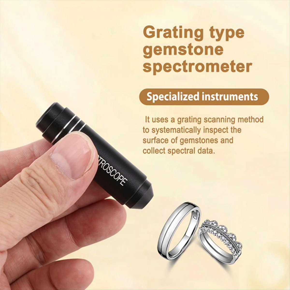 NOCM Gemstone Identification w - مراجعة Spectroscope Handheld وسعره