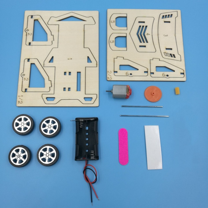 DIY Assembly Racing Car Small  - مراجعة Science Hobby Kit وسعره