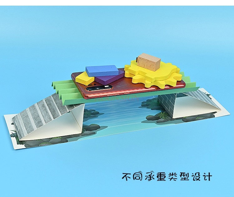 Paper bridge handmade DIY scie - مراجعة Science And Invention وسعره