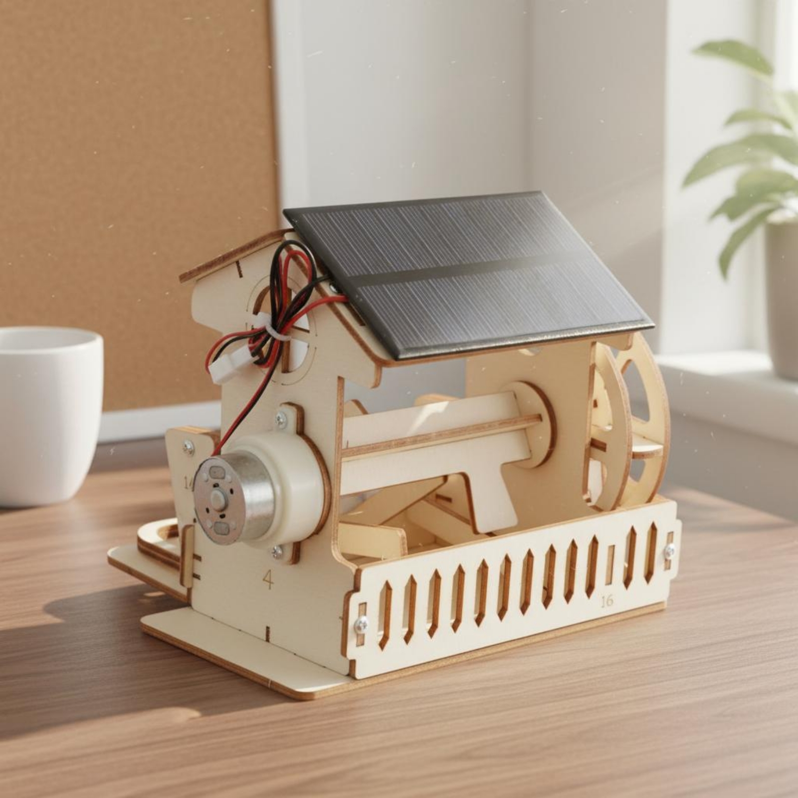Rice Hulling Water Wheel Hands - مراجعة Science Project وسعره