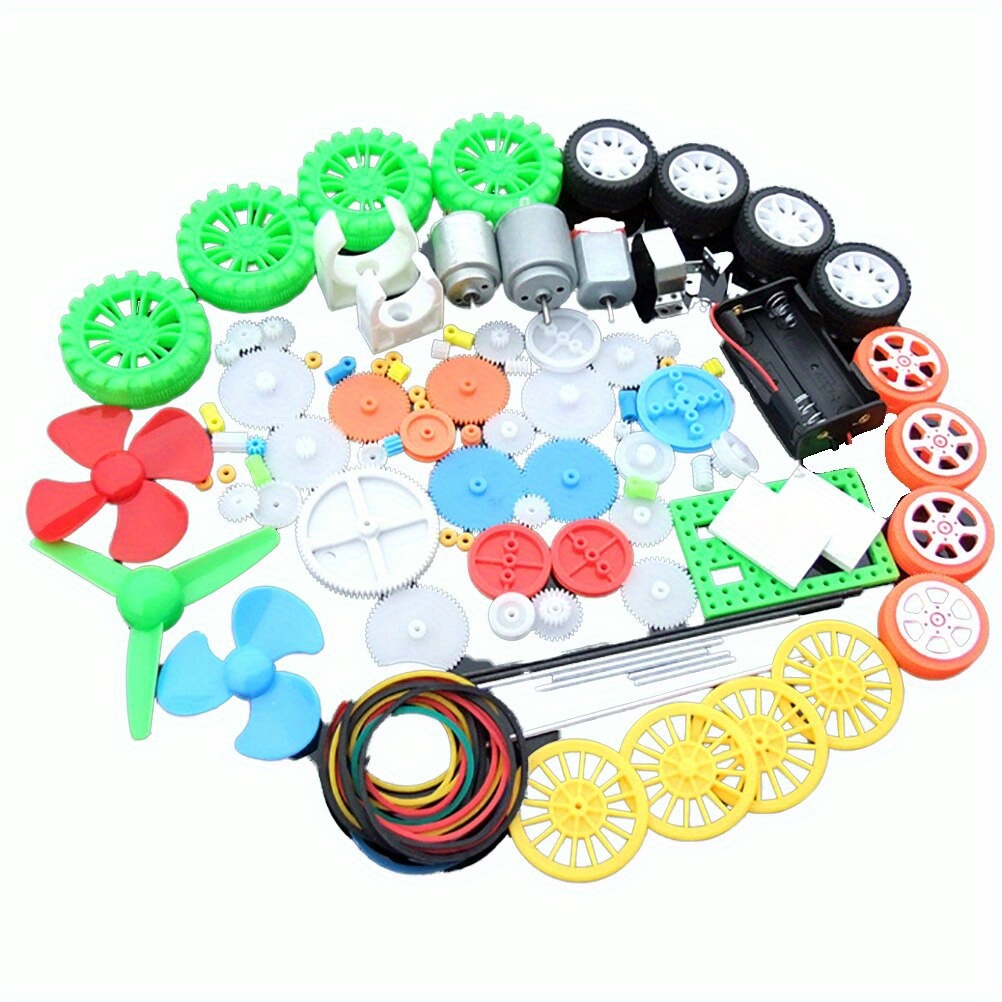 112pcs DC Motor Kit Electric M - مراجعة Science Project وسعره