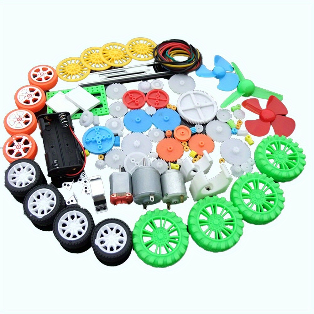 112pcs DC Motor Kit Electric M - مراجعة Science Project وسعره